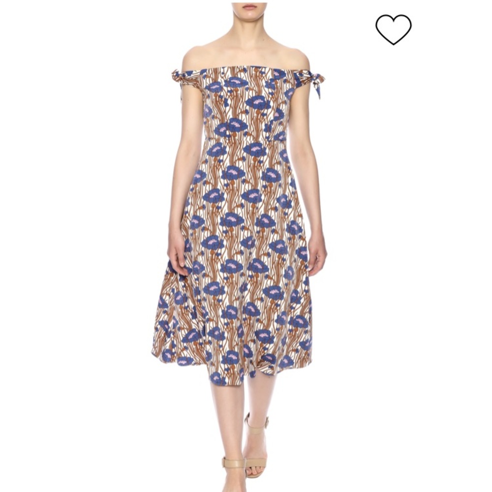 PinkyOtto Climbing Vines off-shoulder dress